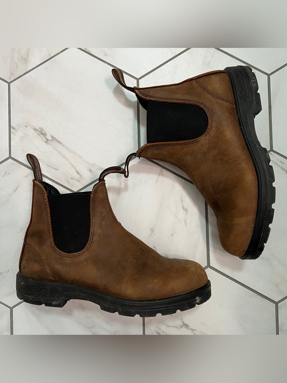 Blundstone 1609 Antique Brown Chelsea Boot Size 8 Women's - Picture 4 of 10